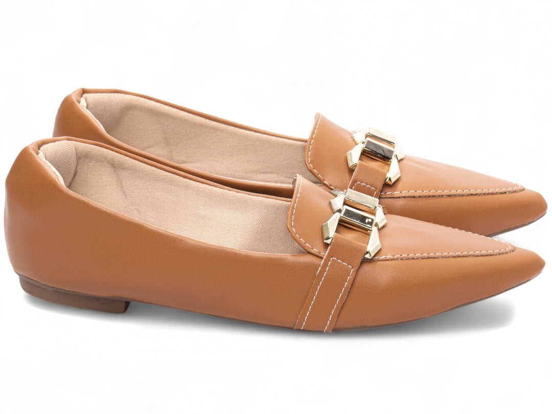 Sapatilha Mocassim Ouro Fino - Conforto Leve com Design Sofisticado