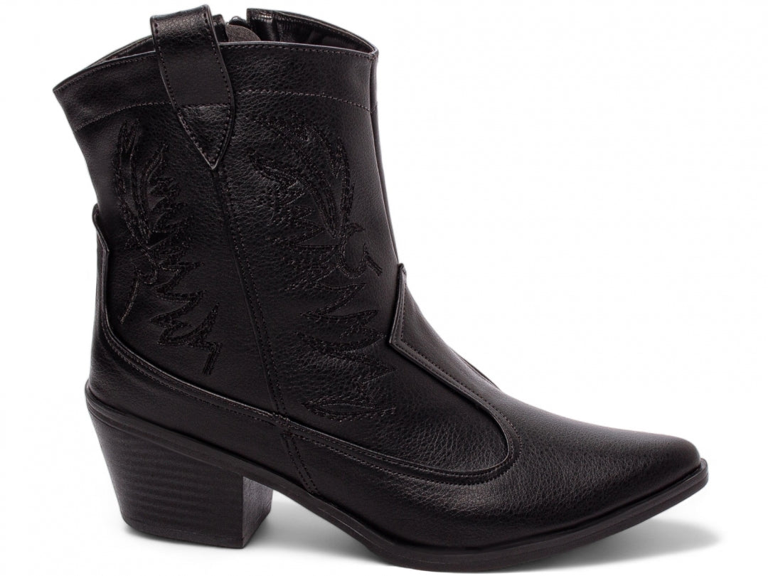 Bota Country Charm Torrícella - Preta ou Off White - Cano Baixo