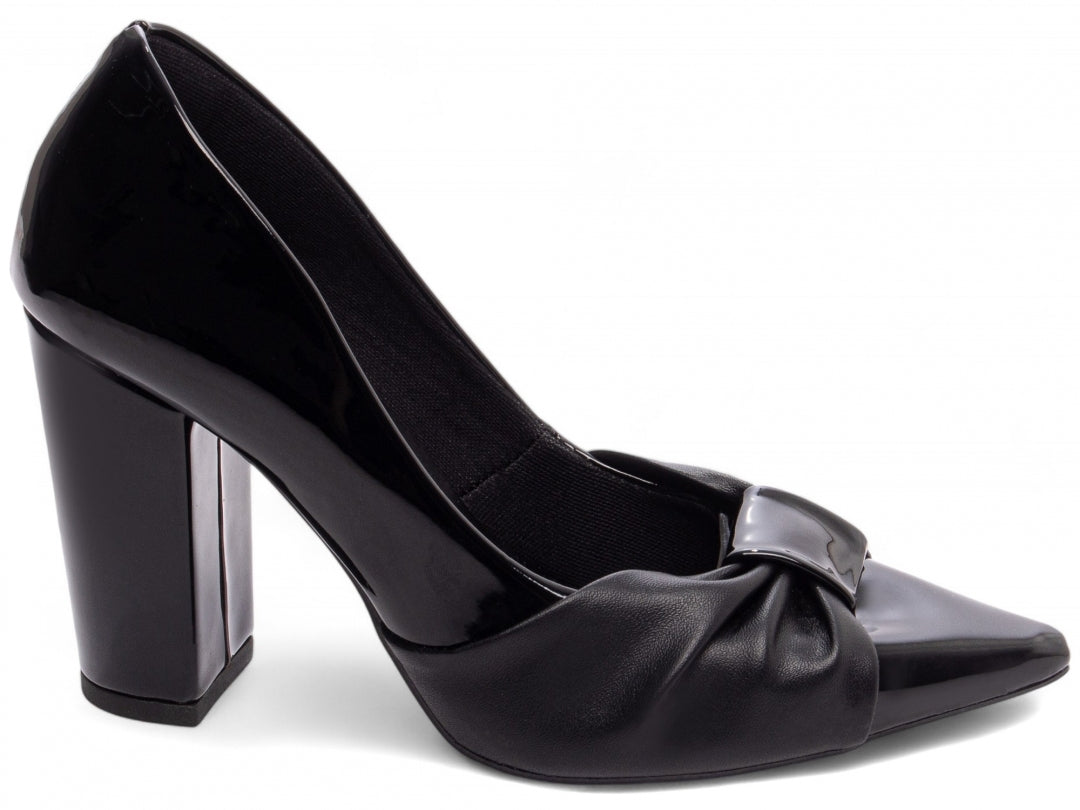 Sapato Scarpin Laço Moderno - Estilo Versátil para Todas as Ocasiões
