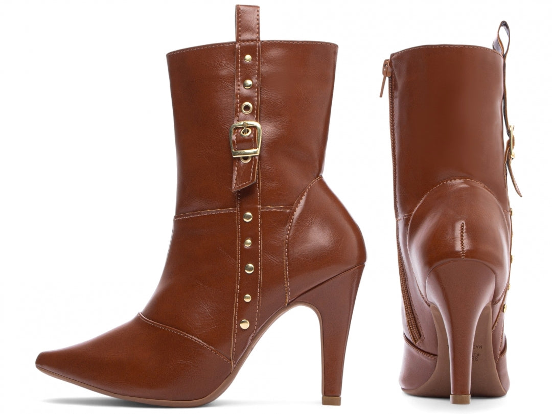 Bota Styles Torrícella - Cano Médio - Bico Fino