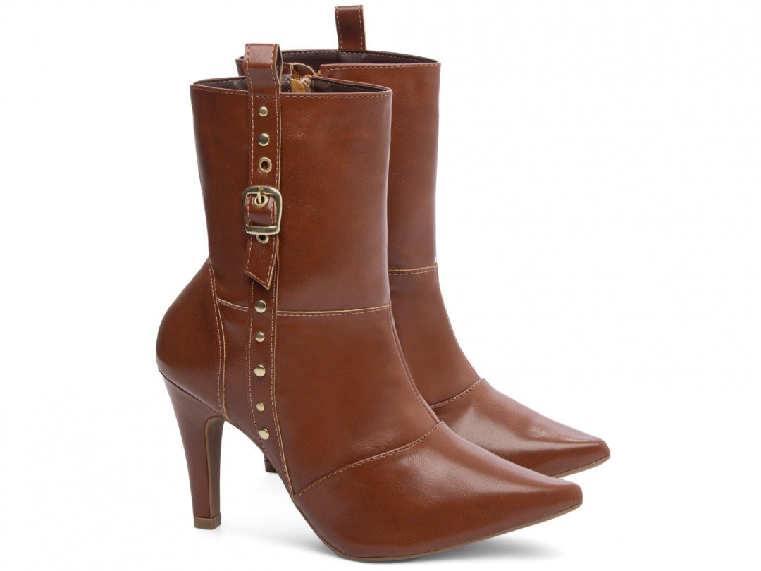 Bota Styles Torrícella - Cano Médio - Bico Fino