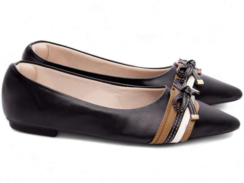 Sapatilha Laço Trançado Fino - Conforto Leve com Toque Refinado