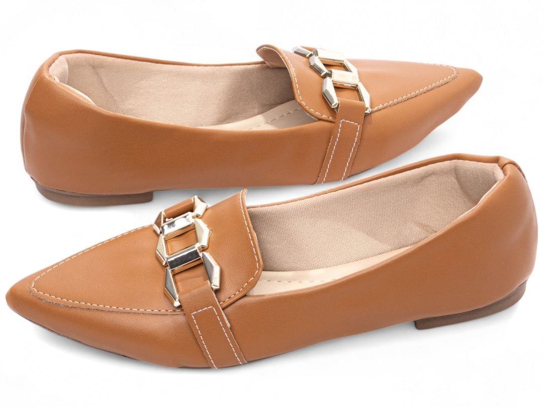 Sapatilha Mocassim Ouro Fino - Conforto Leve com Design Sofisticado