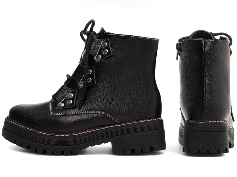 Bota Coturno Torrícella - Sola Tratorada - Couro