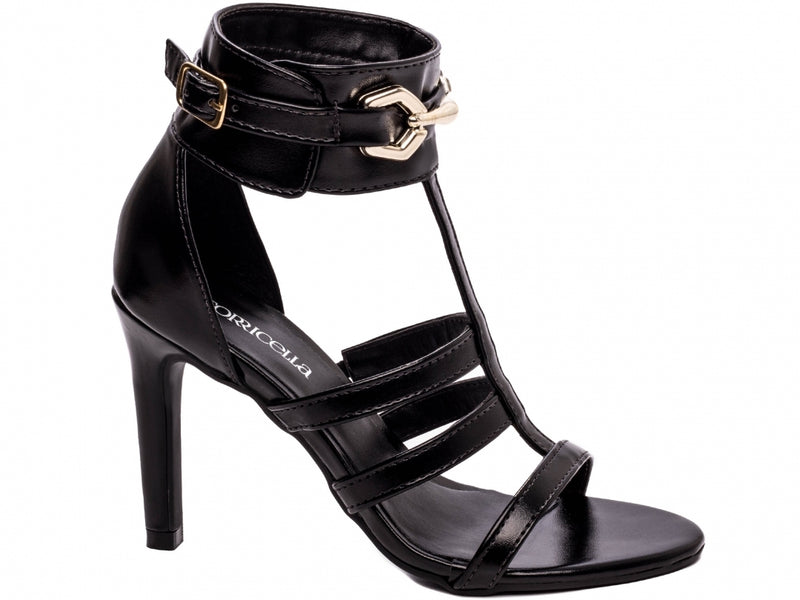 Sandália Lux Torrícella - Detalhes dourados para glamour