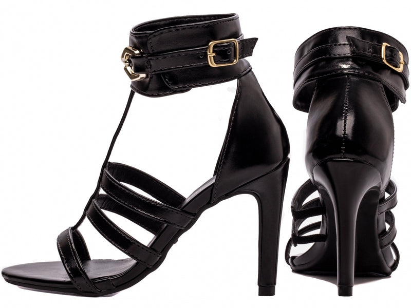 Sandália Lux Torrícella - Detalhes dourados para glamour