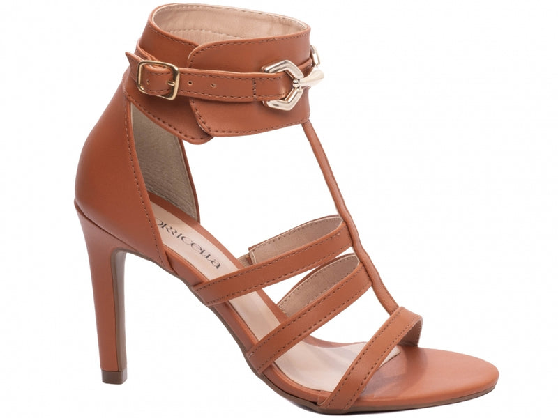 Sandália Lux Torrícella - Detalhes dourados para glamour