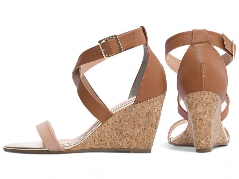 Sandália Plataforma Caramelo - Conforto com Design Exclusivo