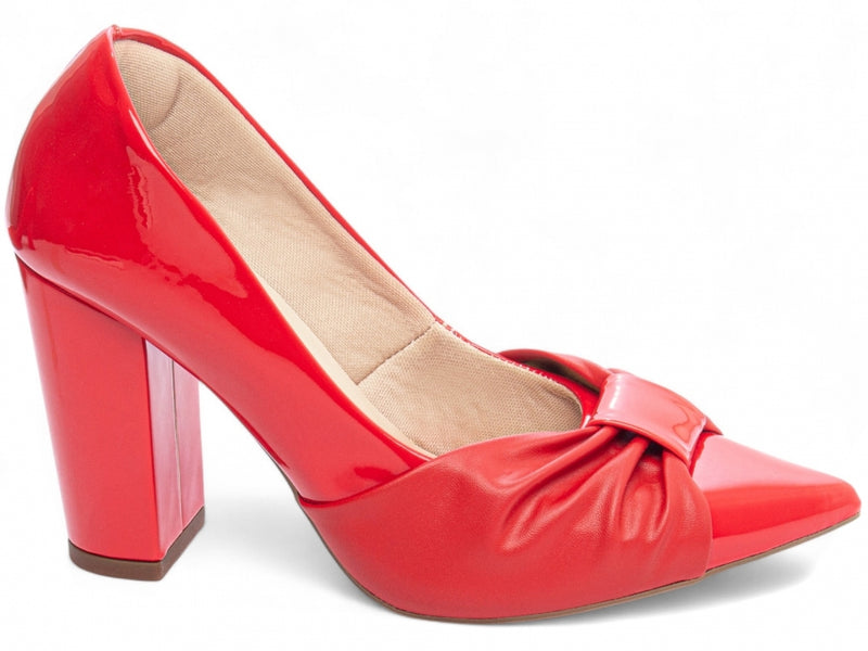 Sapato Scarpin Laço Moderno - Estilo Versátil para Todas as Ocasiões