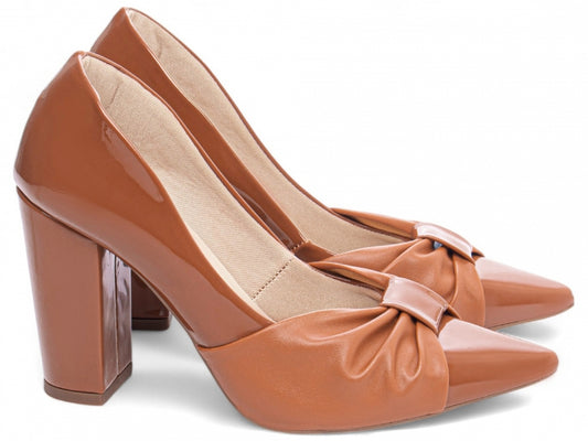 Sapato Scarpin Laço Moderno - Estilo Versátil para Todas as Ocasiões
