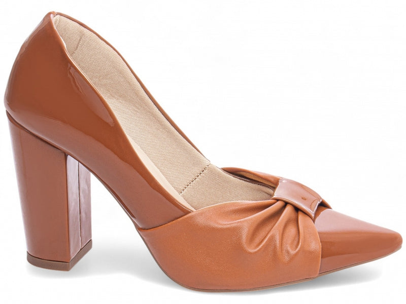 Sapato Scarpin Laço Moderno - Estilo Versátil para Todas as Ocasiões