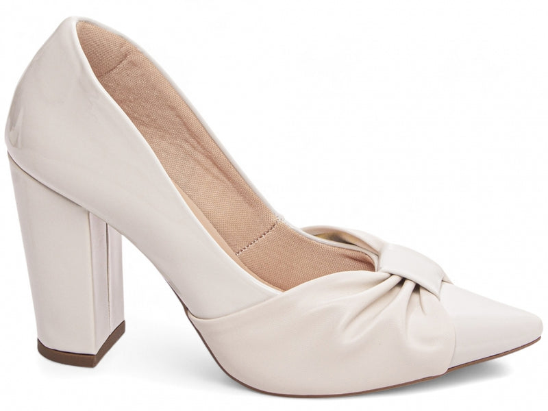 Sapato Scarpin Laço Moderno - Estilo Versátil para Todas as Ocasiões