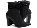 Bota Preta Luxe Torrícella - Lacinho Preto - Bico Fino