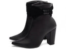 Bota Preta Luxe Torrícella - Lacinho Preto - Bico Fino