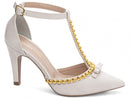 Sapato Pérola Elegance - Brilhe com Estilo em Cada Ocasião