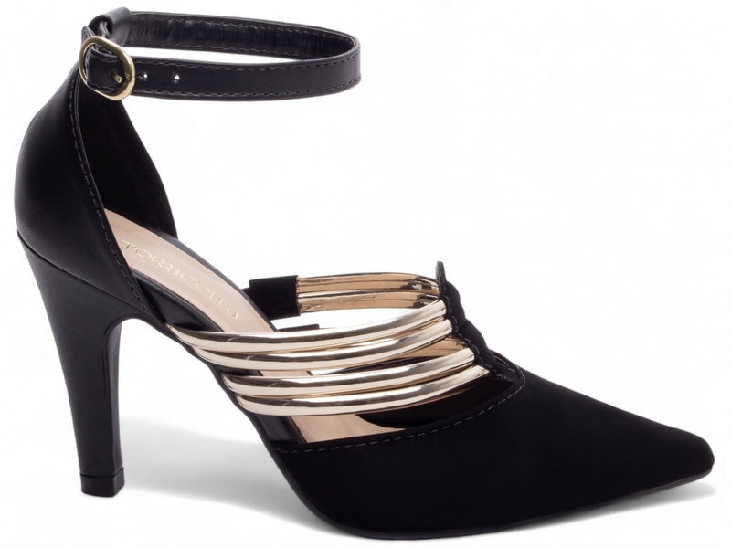 Sapato Scarpin - Com Tiras em Verniz