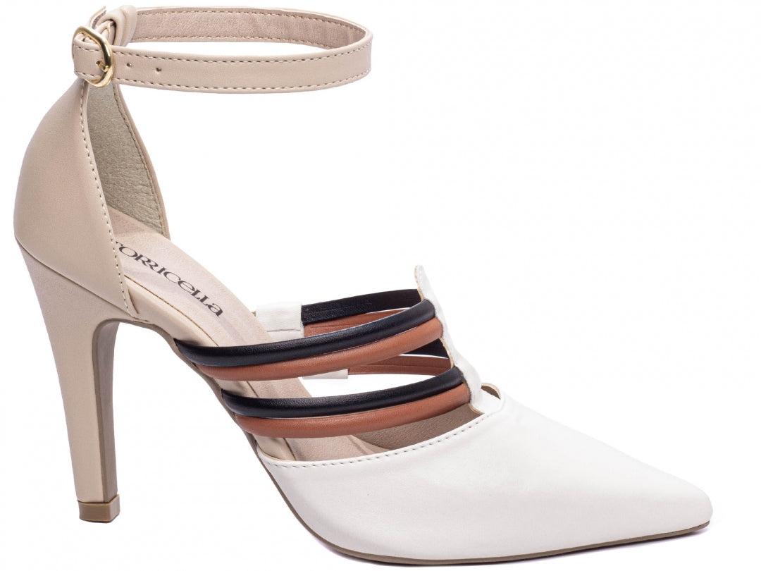 Sapato Scarpin - Com Tiras em Verniz