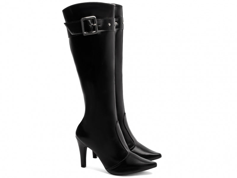 Bota Cano Alto Torrícella - Detalhe com Fivela em Cima - Bico Fino