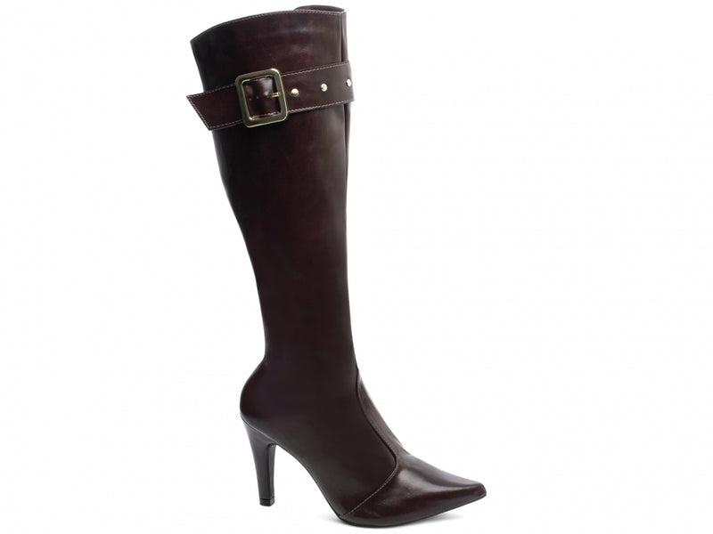Bota Cano Alto Torrícella - Detalhe com Fivela em Cima - Bico Fino