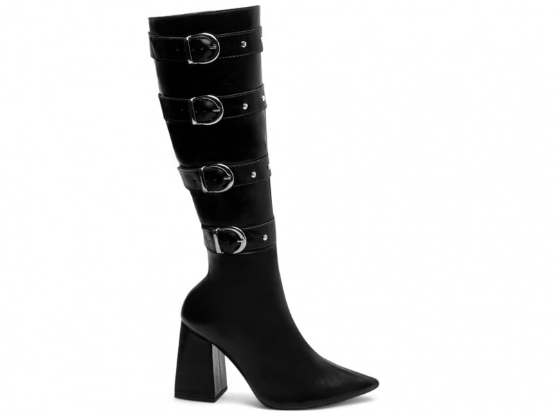 Bota Cano Alto Torrícella - Quatro Fivelas - Bico Fino