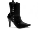 Bota Styles Preta Torrícella - Cano Médio - Bico Fino