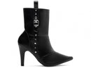 Bota Styles Preta Torrícella - Cano Médio - Bico Fino