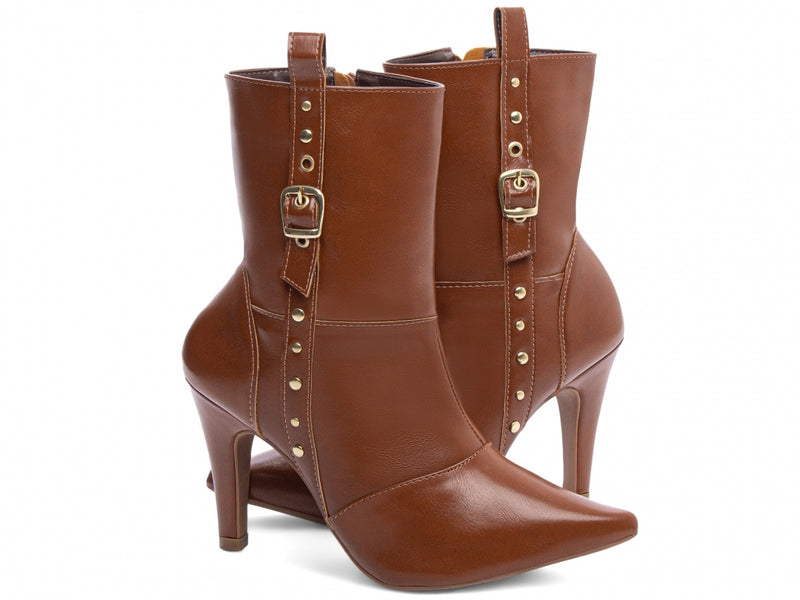 Bota Styles Torrícella  - Cano Médio - Bico Fino