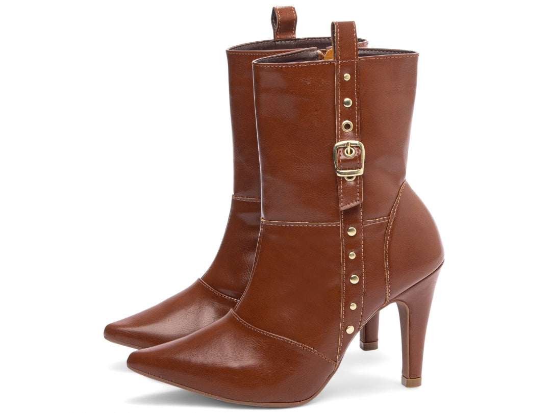 Bota Styles Torrícella  - Cano Médio - Bico Fino