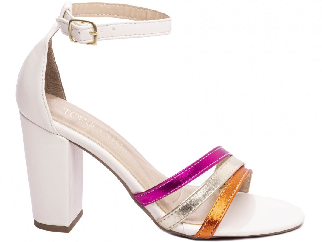 Sandália Lumina Torrícella - Cores vibrantes para looks ousados - Conforto garantido com forro macio