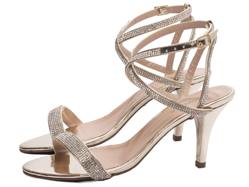 Sandália Glamour Ouro Ligth - Numeração (40 ao 43)
