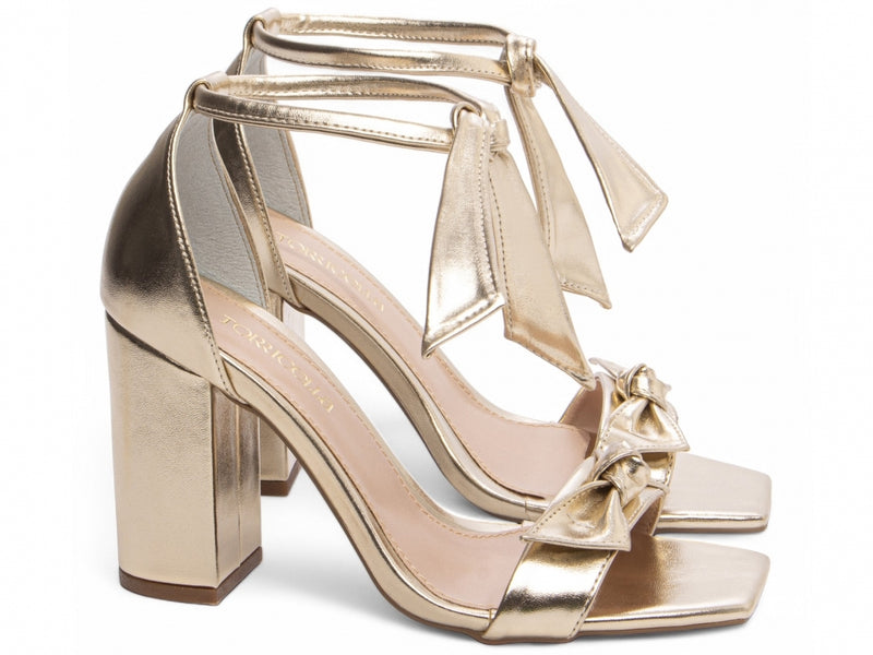 Sandália com Laço Torrícella - Design romântico - Conforto prolongado