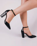 Croco Noir  Torrícella - Perfeita para eventos noturnos ou looks formais com personalidade.